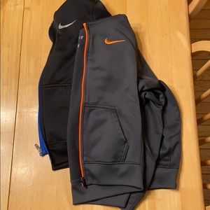 Lot of 2 boys Nike full zip hoodie